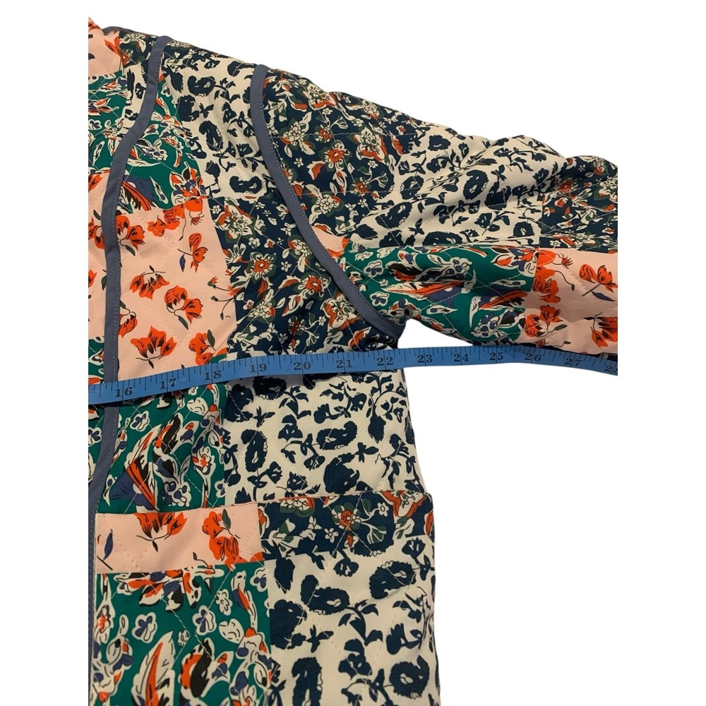 Boho Patchwork Quilted Jacket Reversible Kantha C… - image 7